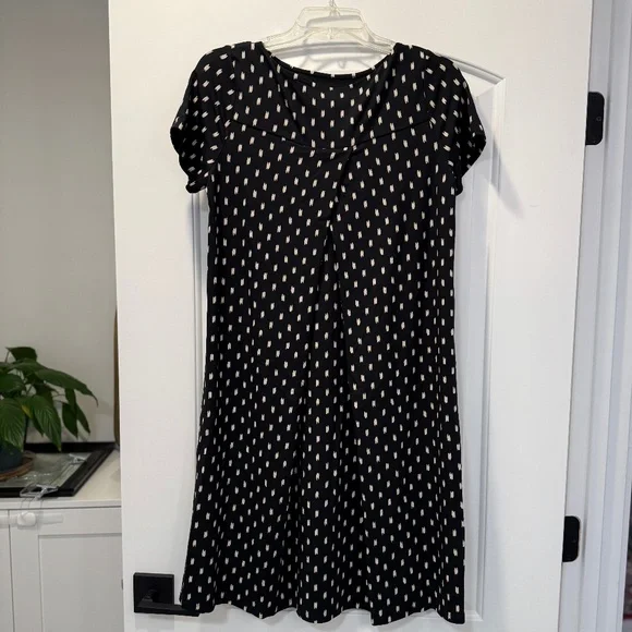 J.Jill new with tags black and ivory swing dress from Wearever collection size S - Picture 2 of 4